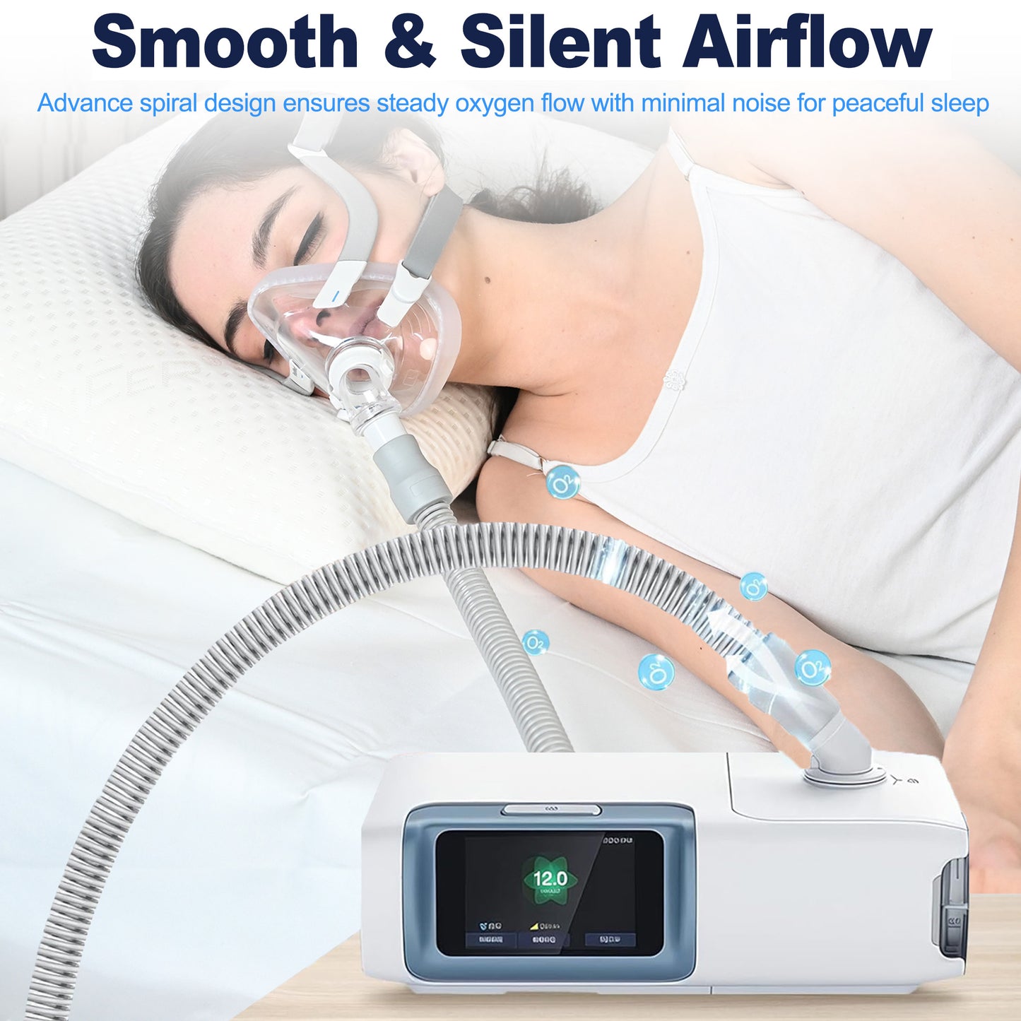 6ft Universal Hose Tubing – 22mm Rubber Connectors, Flexible & Lightweight, Standard Fit