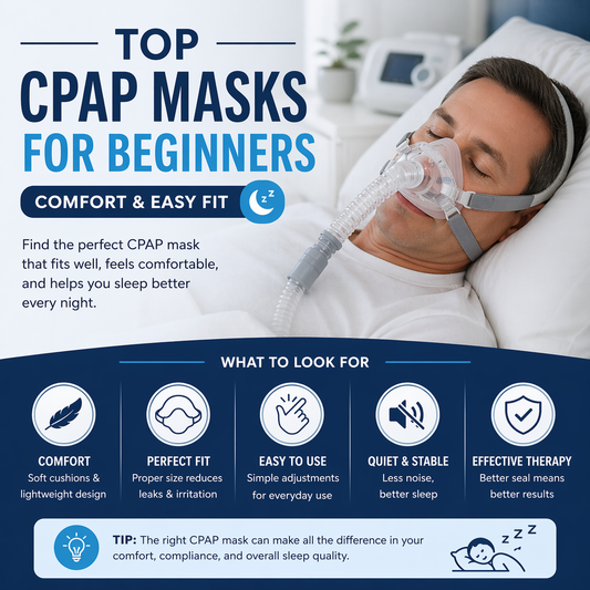 Top CPAP Masks for Beginners: Comfort & Easy Fit