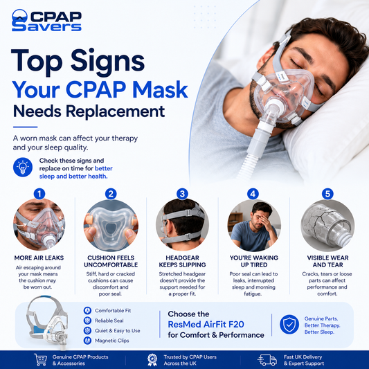 Top Signs Your CPAP Mask Needs Replacement