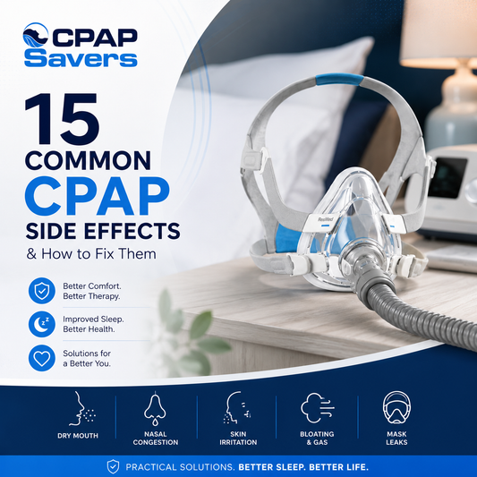 15 Common CPAP Side Effects & How to Fix Them