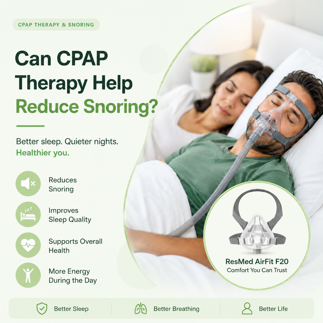 Can CPAP Therapy Help Reduce Snoring?