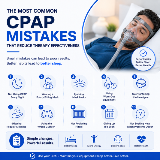 The Most Common CPAP Mistakes That Reduce Therapy Effectiveness