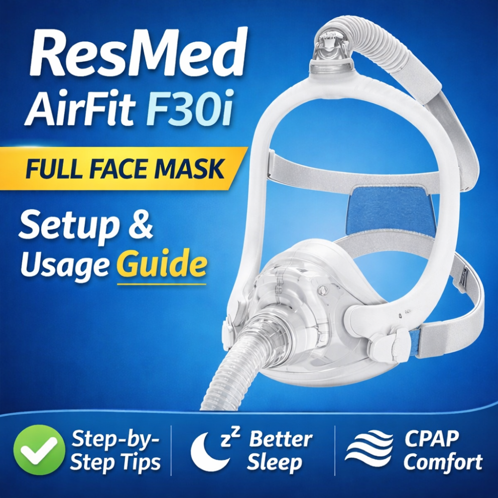 How to Use the ResMed AirFit F30i Full Face Mask Complete Kit – Step-by-Step Guide