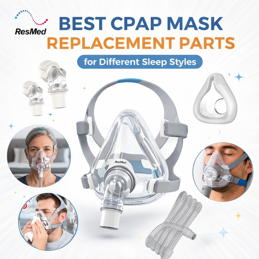 Best CPAP Mask Replacement Parts for Different Sleep Styles