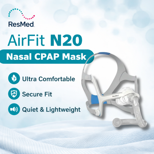 ResMed AirFit N20 Nasal CPAP Mask: Comfort, Performance & Perfect Fit
