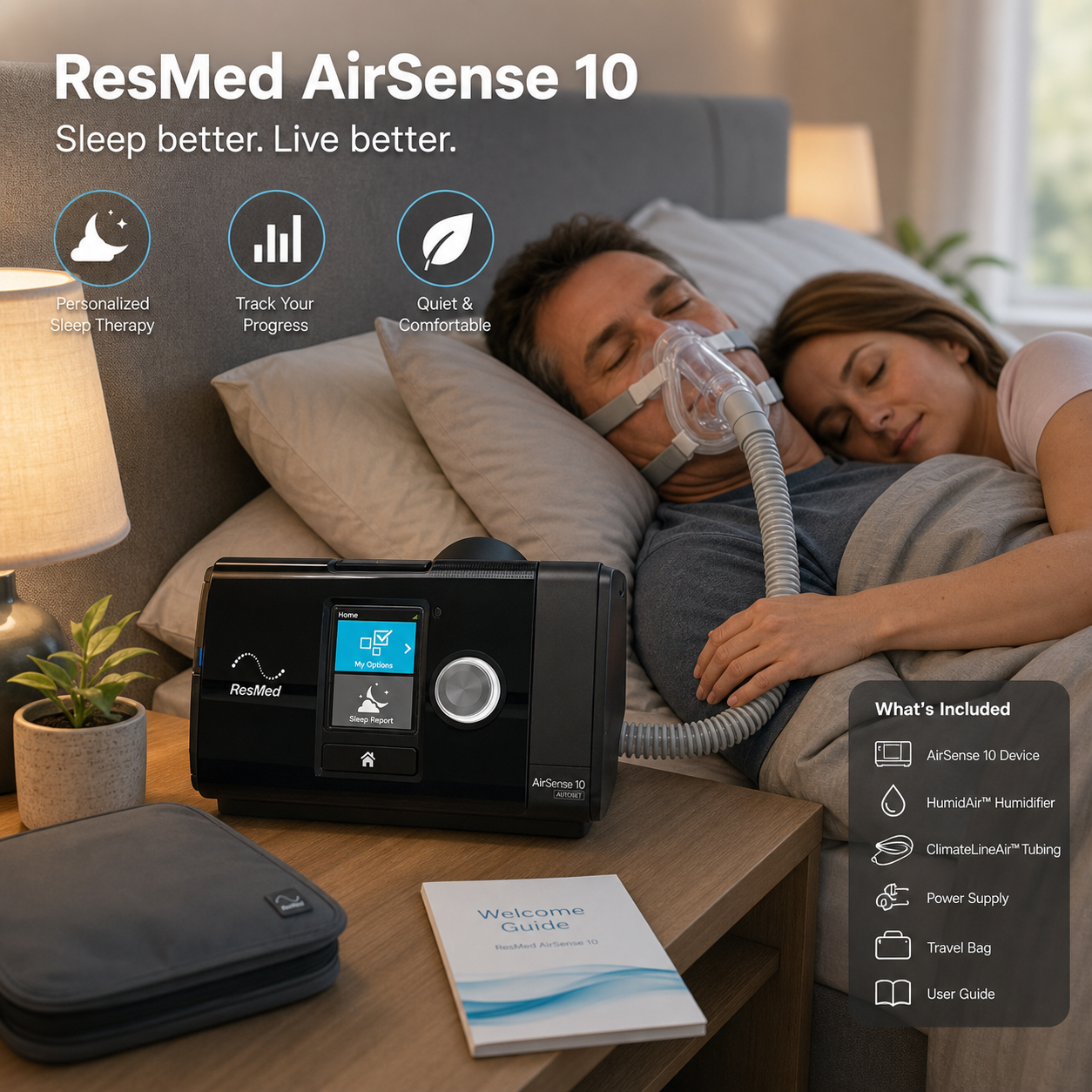 ResMed AirSense 10 AutoSet Automatic CPAP Machine
