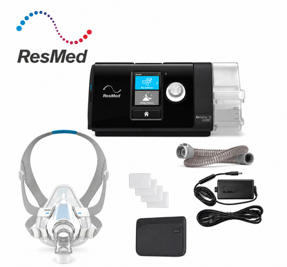 ResMed AirSense 10 AutoSet CPAP with AirFit F20 Mask, Heated Humidifier & ClimateLineAir Tube