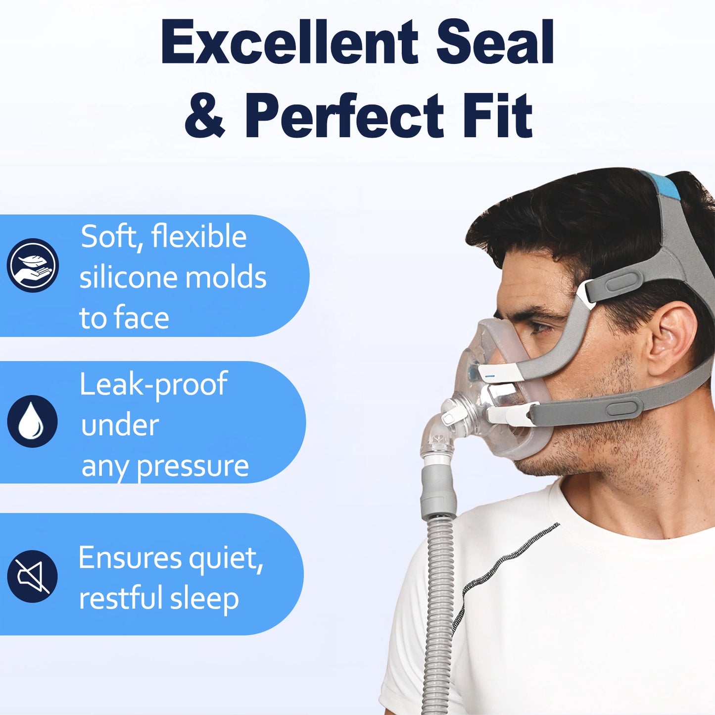 AirFit F20 replacement cushion full face CPAP mask silicone seal