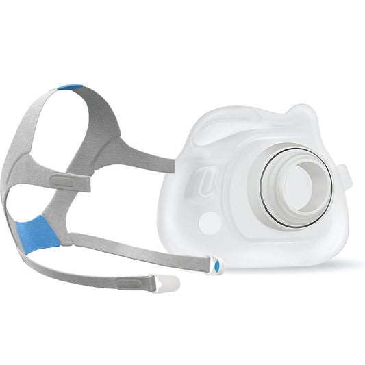 AirFit F40 Replacement Cushion & Headgear Strap Set – Soft Silicone Seal, Adjustable Fit (With Magnetic Clips)
