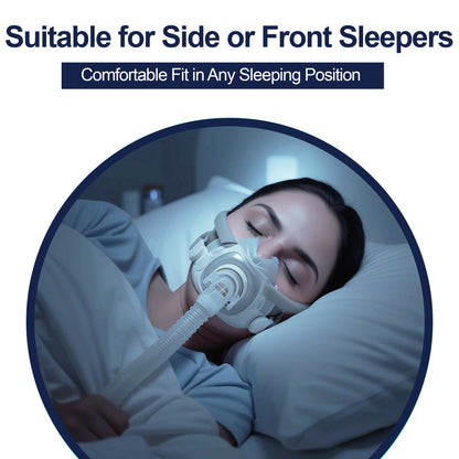 AirFit F40 silicone cushion with headgear strap set for CPAP mask