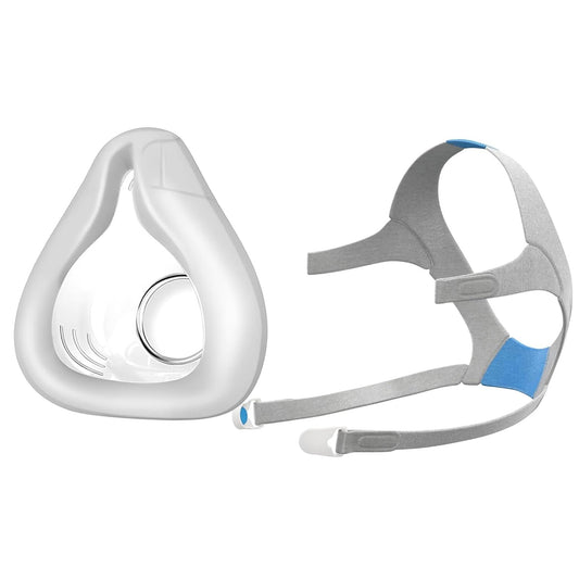 Replacement Cushion & Headgear Strap Set Compatible with AirFit F20 – Magnetic Clips Included