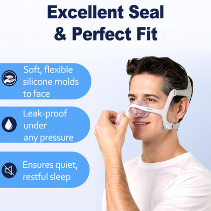Nasal CPAP mask ResMed AirFit N20 for comfortable breathing