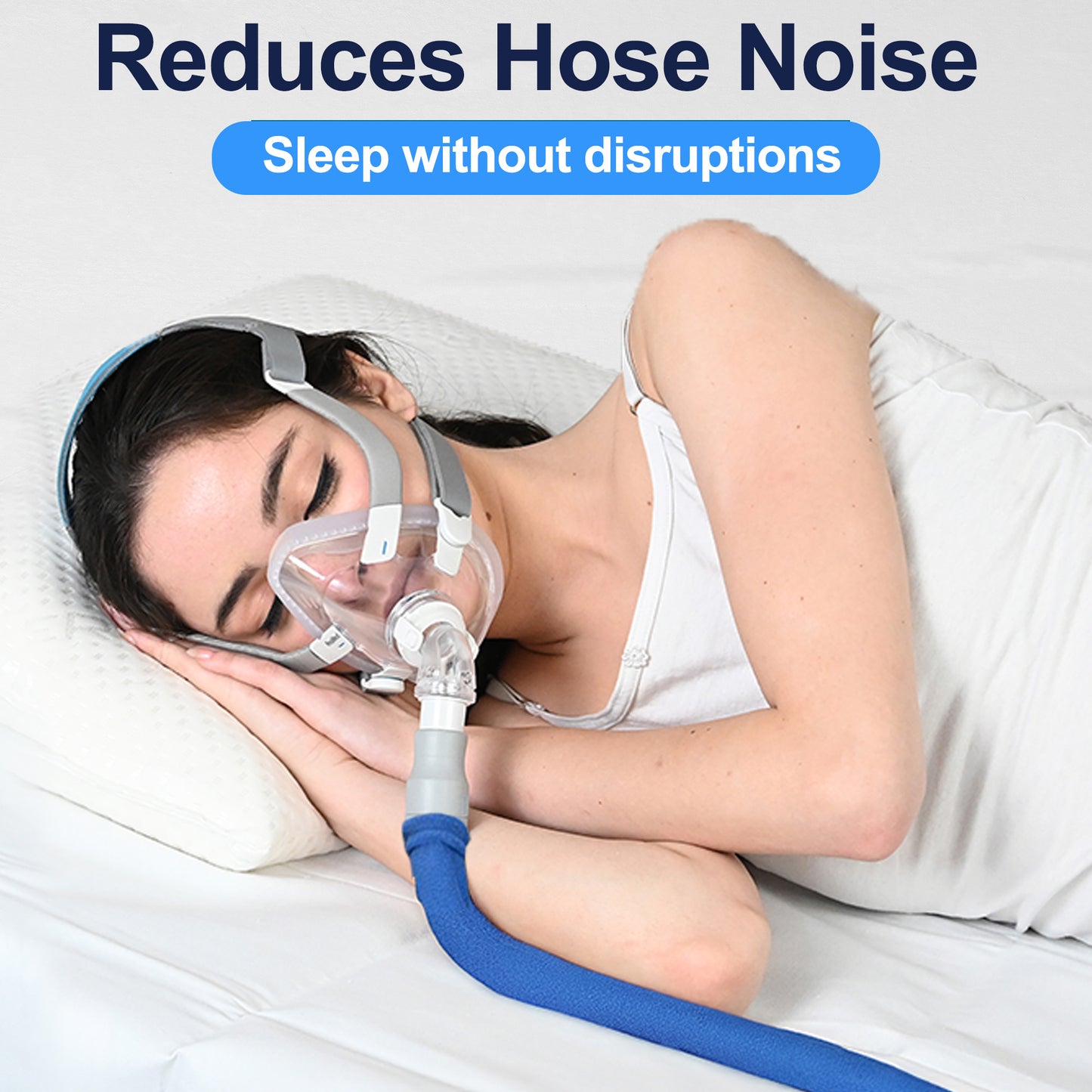 Universal CPAP hose cover soft fleece 6ft tubing protector