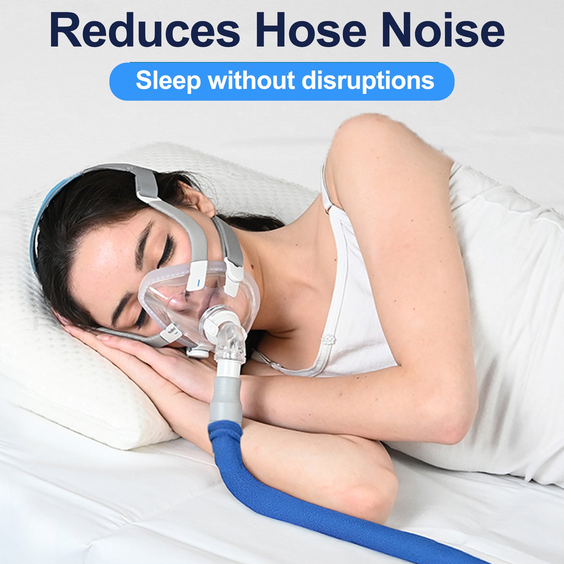 Universal CPAP hose cover soft fleece 6ft tubing protector