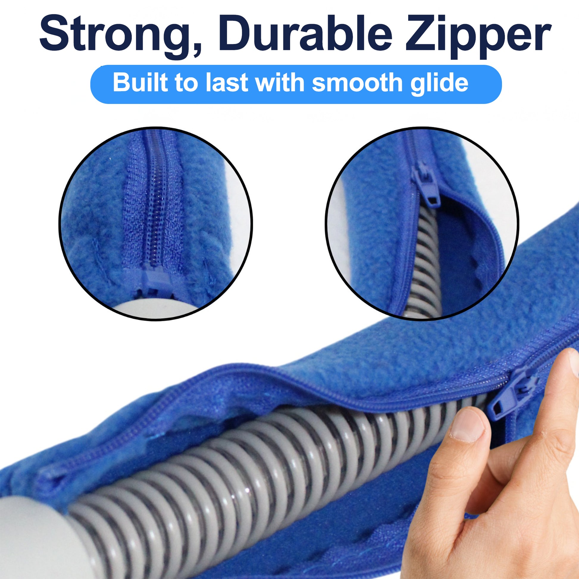 Universal CPAP hose cover soft fleece 6ft tubing protector