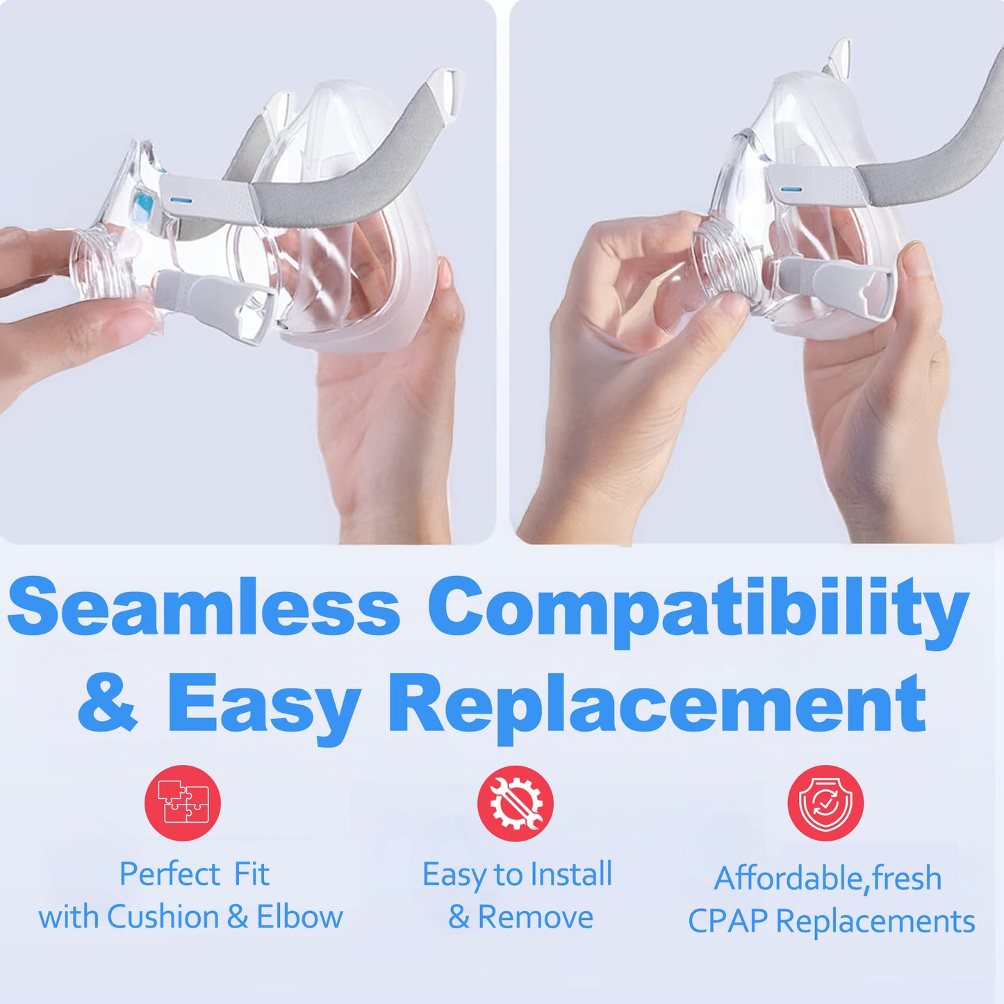 ResMed AirFit F20 full face CPAP mask frame spare part