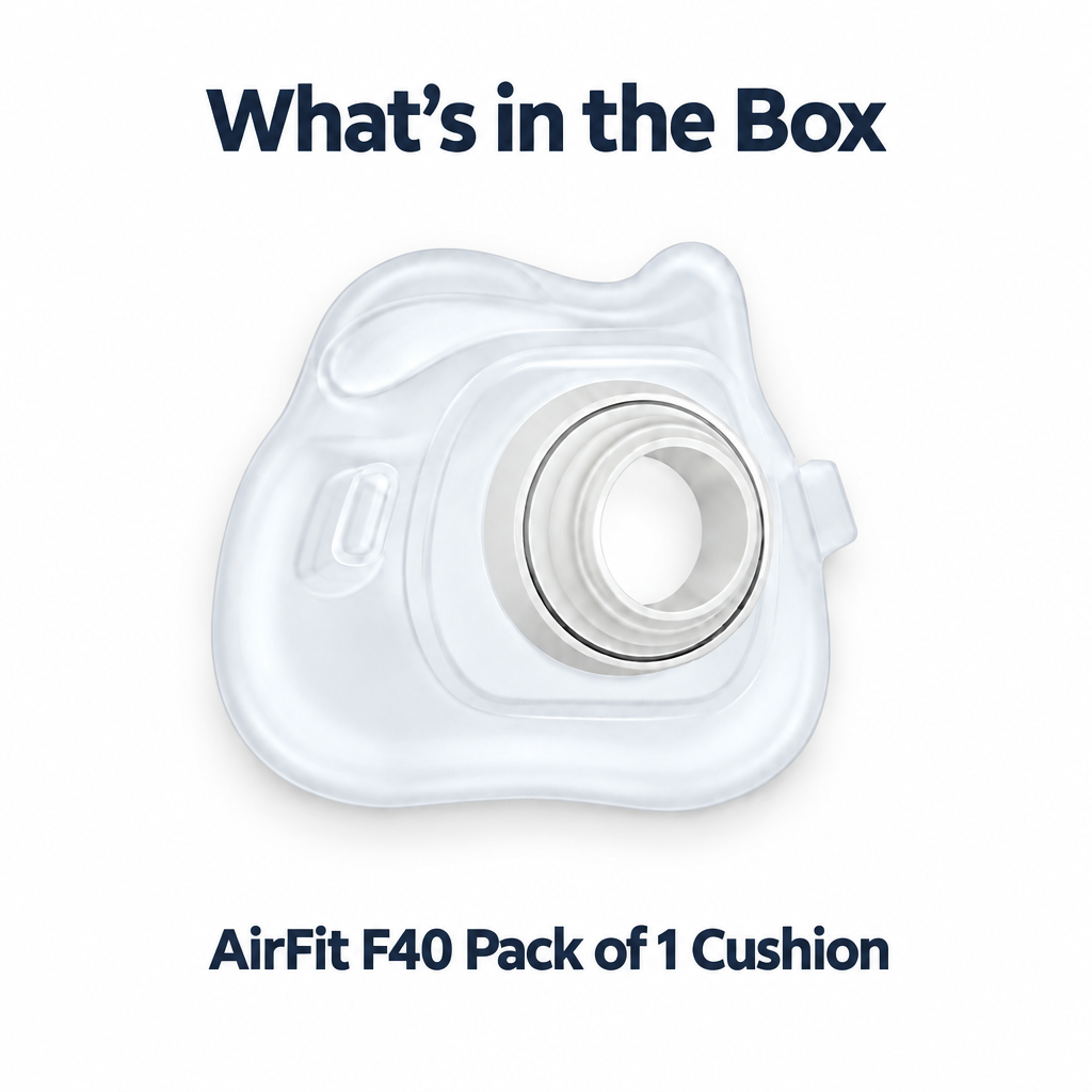 ResMed AirFit F40 mask cushion replacement for CPAP therapy