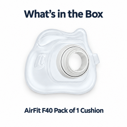 ResMed AirFit F40 mask cushion replacement for CPAP therapy