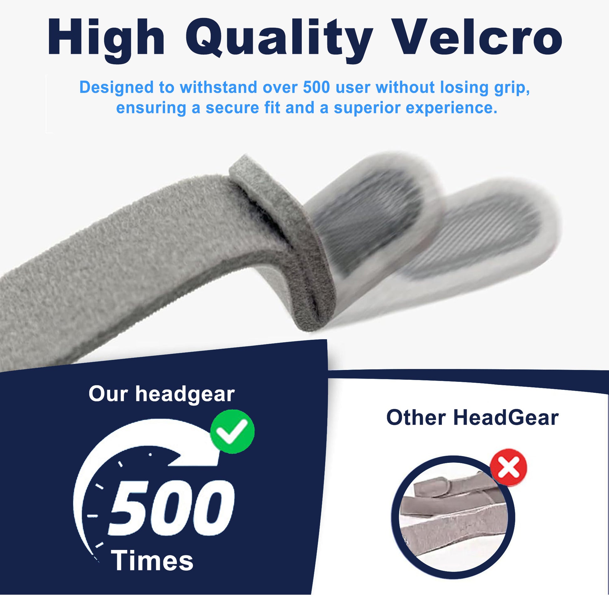 AirFit F20 replacement headgear adjustable strap without magnetic clips