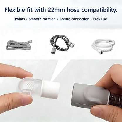 ResMed AirFit N30i / P30i / F30i Elbow – 360° Swivel Connector