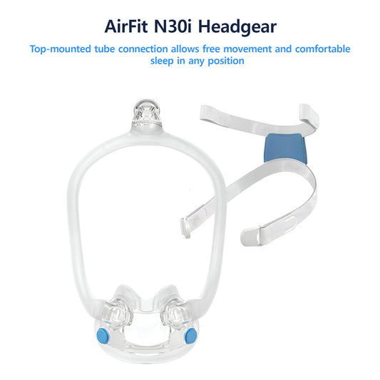 ResMed AirFit F30i & X30i Replacement Headgear – Adjustable Soft Strap