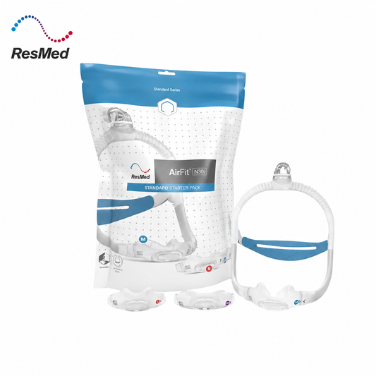 ResMed AirFit N30i Nasal CPAP Mask Starter Pack with Small, Medium & Small-Wide Cushions