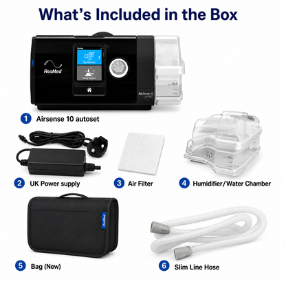 ResMed AirSense 10 AutoSet CPAP Machine with HumidAir Humidifier