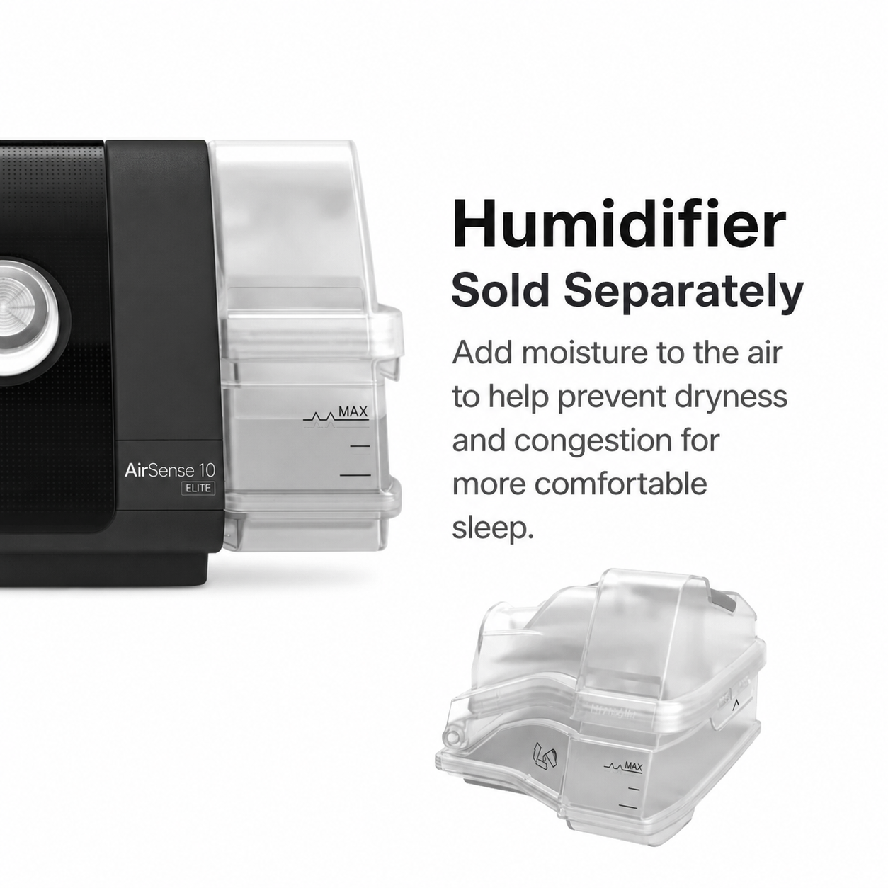 ResMed AirSense 10 AutoSet with AirFit F20 Mask, Tubing & Humidifier