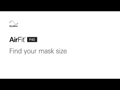 ResMed AirFit F40 Full Face Mask –  Leak-Free Seal & QuietAir Vent Technology