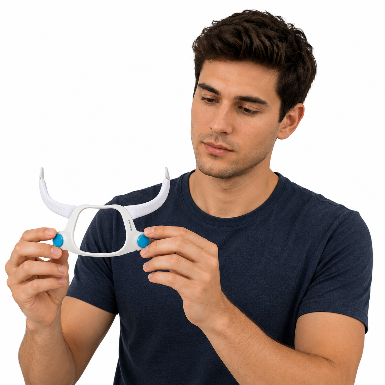 ResMed AirFit F40 replacement frame side angled view for AirFit F40 full face CPAP mask