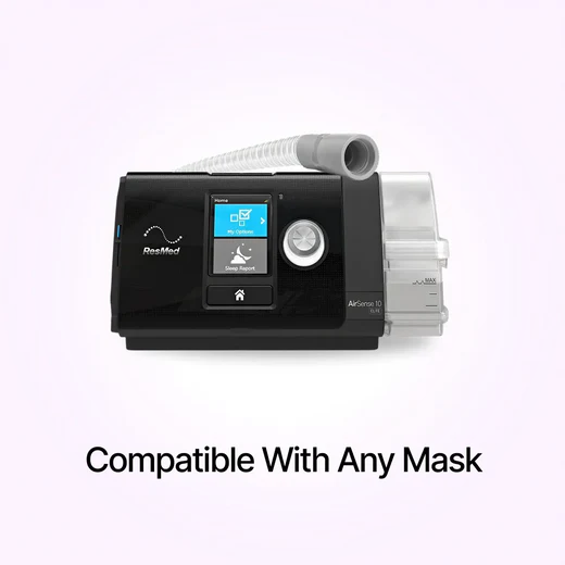 ResMed AirSense 10 AutoSet CPAP with AirFit F20 Mask, Heated Humidifier & ClimateLineAir Tube